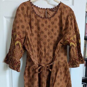 April Cornell Flutter Sleeve Dress